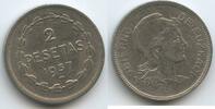 Spanien Bürgerkrieg Euzkadi 2 Pesetas 1937 G8867 - Spain Civil War Visca... 14,00 EUR  + 7,50 EUR frais d'envoi
