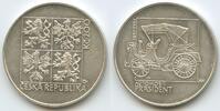 Tschechien Republik Czech Republic 200 Korún Silber G8611 - 100. Jahrestag der Produktion des ersten Personenwagens Präsident -