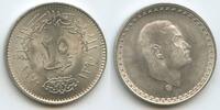 Ägypten 25 Piastres (25 Qirsh) Silber H0172 - Präsident Nasser Egypt -