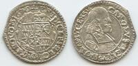 RDR Bistum Olmütz - Königreich Böhmen 3 Kreuzer (Groschen) Silber GX1527 - Karl von Liechtenstein-Kastelkorn 1664-1695 -
