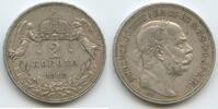 Ungarn Kaiserreich 2 Korona Silber M#8322 - Kaiser Franz Joseph I. 1848-1916 Hungary -