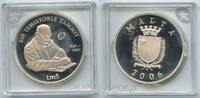 Malta 5 Liri Silber GS603 - Sir Temistokle Zammit Proof -