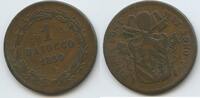 Vatikan Italien-Kirchenstaat 1 Baiocco G1638 - Papst Pius IX. 1846-1878 Papal States -