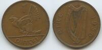 Irland 1 Pingin (One Penny) G7819 - Henne mit Küken - Hen with chicks - Ireland Éire -