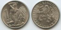 Tschechoslowakei 1 Koruna G15865 - Czechoslovakia Czechoslovak Republic -