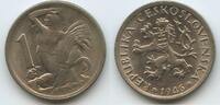 Tschechoslowakei 1 Koruna G15872 - Czechoslovakia Czechoslovak Republic -