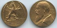 Deutsches Reich Baden-Durlach Bronzemedaille vergoldet M#8782 - 50.Regierungsjubiläum Großherzogs Friedrich von Baden 1852-1902 -