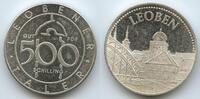 Österreich 2.Republik Steiermark Gut für 500 Schilling Silber Jeton M#8796 - Leobener Taler -