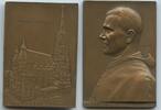 Österreich Wien Religiöse Plakette GN1292 - Kardinal Dr. Theodor Innitzer - 500 Jahre Stephansdom 1433-1933 -
