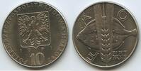 Polen 10 Zlotych (10 Zloty) G3864 - Atlantic turbot fish Poland Polskich -