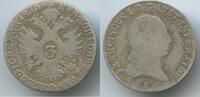 Österreich Kaiserreich 3 Kreuzer Silber G14592 - Franz II. 1792-1835 Austria -