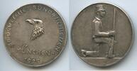 Deutsches Reich Weimar Bayern Silbermedaillle Schützenmedaille GX087 - 18. Deutsches Bundesschiessen in München SEHR RAR -