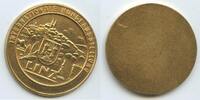 Österreich Oberösterreich Bronzemedaille vergoldet Plakette GY070 - Linz Internationale Hundeausstellung -