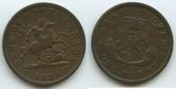Kanada One Penny Bank Token T261 - Bank of Upper Canada SEHR RAR -