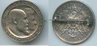 Württemberg 3 Mark Silber GX722 - Silberhochzeit William II. 1891-1918 Wedding Anniversary -