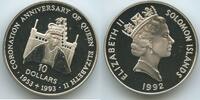 Salomon-Inseln 10 Dollars G0423 - Solomon Islands Coronation of Queen Elizabeth II. -