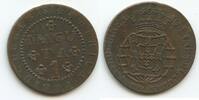 Angola 1 Macuta G1049 - RAR João 1799-1816 Portuguese Colony -
