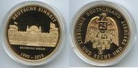 Deutschland Bundesrepublik Medaille PA103 - 25 Jahre Deutsche Einheit - Reichstag Berlin -