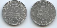 Deutsches Reich Weimar 10/100 Gutschrifts-Marke M446 - Gold-Girobank Schleswig-Holstein A.G. -