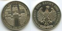 Deutschland Bundesrepublik Berlin Medaille GY307 - 200 Jahre Brandenburger Tor 1791-1991 - Denkmal des Vaterlandes 1868 -