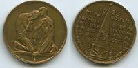 Deutsches Reich Weimar Sachsen Bronzemedaille Inflation, Notzeit GX112 - Hungermedaille Juli 1923 von Friedrich Hörnlein Sachsendenkmal -