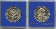 Polen Volksrepublik 100 Zlotych (100 Zloty) Silber GS539 - Helena Modrzejewska Poland -