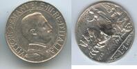 Italien Königreich 1 Lira als Knopf GX624 - Vittorio Emanuele III. Italy - Quadriga with standing female -