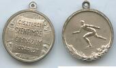 Ungarn Medaille M614 - Budapest Ciszterci Szent Imre Gimnázium - Eisläufer -