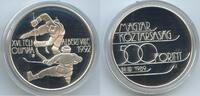 Ungarn 500 Forint Silber GS330 - Albertville Winter Olympics 1992 Hockey Hungary -