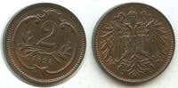Österreich 2 Heller G14714 - Franz Joseph I. 1848-1916 Austria -