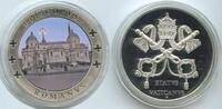 Vatikan Medaille Color GY221 - Kirche Episcopus Romanus - Der Bischof von Rom - Farbauflage -