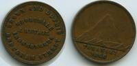 Neuseeland One Penny Token T239 - Taranaki Brown & Duthie SEHR RAR New Zeeland -