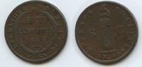 Haiti Six Centimes 1846 (An.43) G2773 - SEHR RAR Liberte Egalite Haïti TTB