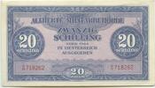 Österreich Allierte Militärbehörde 20 Schilling GB150 - Banknote Austria Allied Occupation Paper Money -