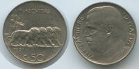 Italien Königreich 50 Centesimi G1973 - Löwen Victor Emmanuel III. 1900-1946 Italy -