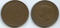 Ceylon Sri Lanka Five Cents G6567 - British Queen Victoria -