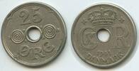 Färöer Inseln 25 Öre (25 Øre) G16532 - SEHR RAR Christian X. 1912-1947 Faeroe Islands -