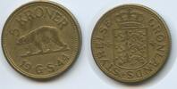 Grönland 5 Kroner G2845 - SEHR RAR Eisbär Christian X. 1912-1947 Greenland -