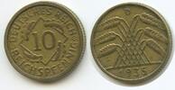 Deutsches Reich Weimar G4776 - Germany Weimar Republic 10 Reichspfennig 1935 D München Sehr Schön - Vorzüglich