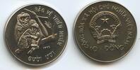 Vietnam 10 Dong G6066 - Affen Gibbons RAR Viet-Nam Socialist Republic -