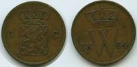 Niederlande Königreich 1 Cent G13481 - William III. 1849-1890 Netherlands -