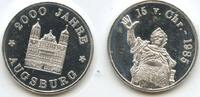 Deutschland Bundesrepublik Medaille M141 - 2000 Jahre Stadt Augsburg 15 v. Chr. - 1985 Silberfarben -