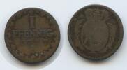 Sachsen-Albertinische Linie 1 Pfennig G14037 - Friedrich August III. 1763-1806 Saxony Albertinian Line -