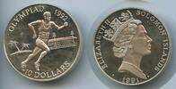 Salomon-Inseln 10 Dollars G1022 - Solomon Islands Olympiade 1992 Barcelona Läufer -