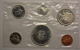 Kanada Offizieller Kursmünzensatz mit Silber GN076 - Charlottetown Quebec KMS Original Coins Mint set Canada Elisabeth II. -