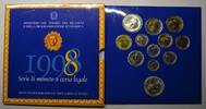 Italien Republik Offizieller Kursmünzensatz GN482 - Original KMS Coins Mint Set mit Silber Italy -