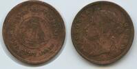 Straits Settlements Singapur Malaysia 1 Cent (One Cent) G6145 - Victoria Queen British India Government -