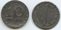 Deutsches Reich 10 Pfennig Notgeld M115 - Stadt Mannheim War Money Token-Coinage -