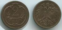 Österreich Kaiserreich 2 Heller G3993 - Franz Joseph I. 1848-1916 Austria -