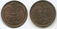 Österreich Kaiserreich 2 Heller H1096 - Franz Joseph I. 1848-1916 Austria -